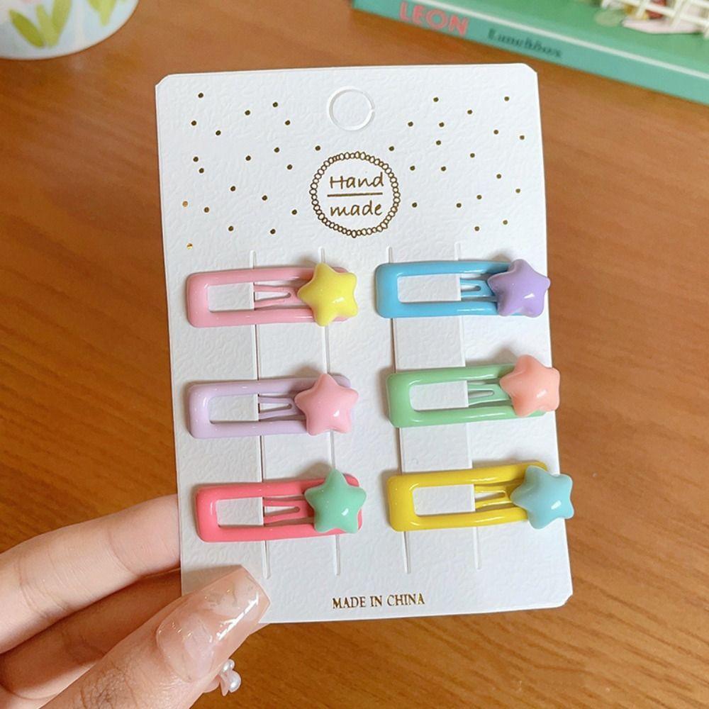 5/6PCS/set Mini Hair Clip Colorful Headband New Hair Accessories For Kids