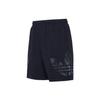 Adidas Originals Tricolor Shorts With Logo Print Men Shorts Black HA2483
