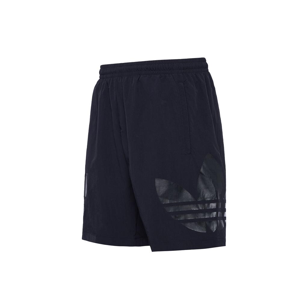 Adidas Originals Tricolor Shorts With Logo Print Men Shorts Black HA2483