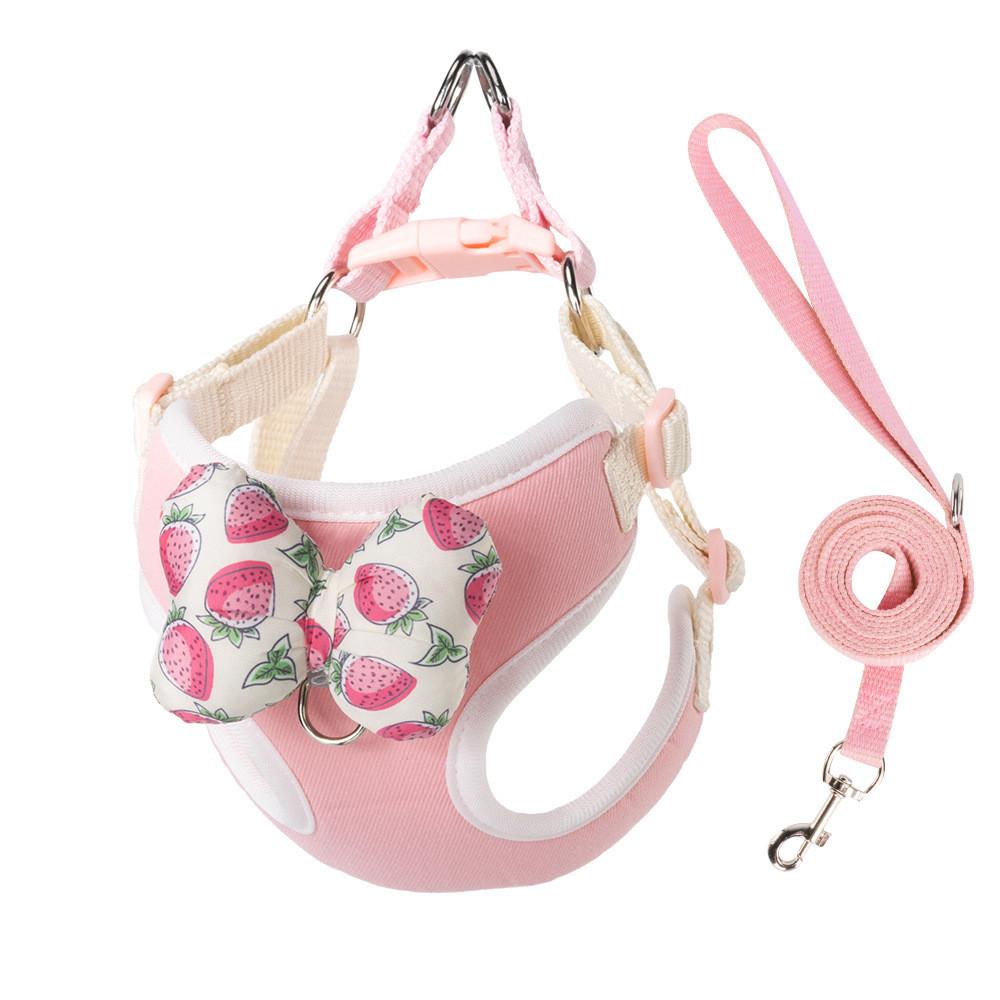 Dog Traction Rope With Bowtie Fabric Non Extensible For Walking And Training