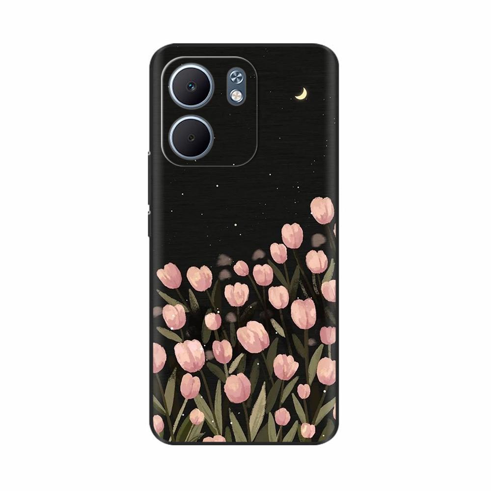 Phone Case For OPPO A5x Case 2025 Cute Painted Soft Black TPU Silicone Bumper Cover For OPPO A5x 4G 5G oppoA5X Cases Funda Coque