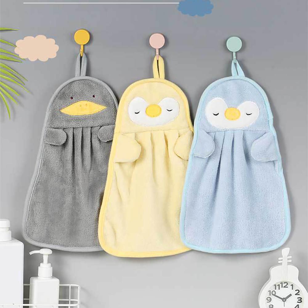 Absorbent For Kids Kitchen Use Cartoon Cleaning Cloth Hand Towels Household Item Bathroom Supplies
