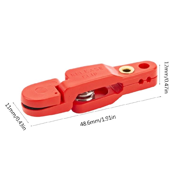 Long Line Snap Lightweight Fishing Clip Weight Planer Board Padded Release Clip