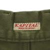 KAPITAL сделано в Японии Брюки-клоуны 1 хаки Зауженные Женские Б/У