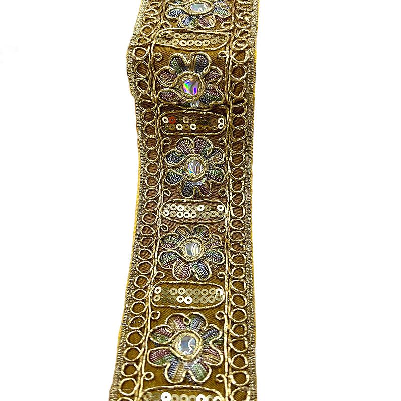 4.5смx10 ярдов Материалы для DIY Богемный стиль Швейные принадлежности Многофункциональный Цветочная вышивка Декор для штор Несколько цветов