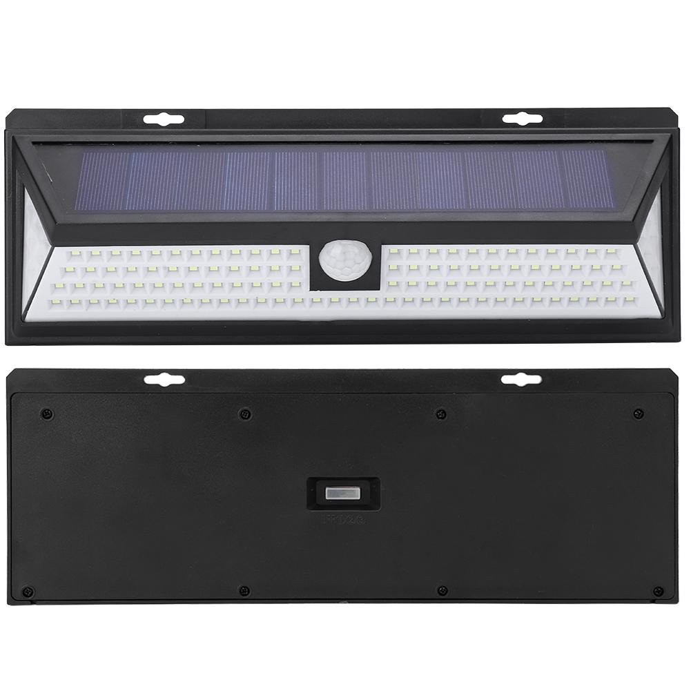 Солнечный настенный светильник с датчиком движения, светодиодный светильник на солнечной батарее для охраны сада, наружное освещение типа A