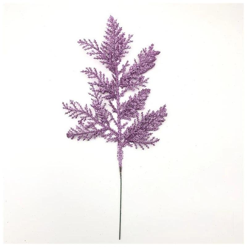 5Pcs Artificial Christmas Pine Needle Home Room Decoration Christmas Tree Leaf Pendant Outdoor Garden Christmas New Year Decor