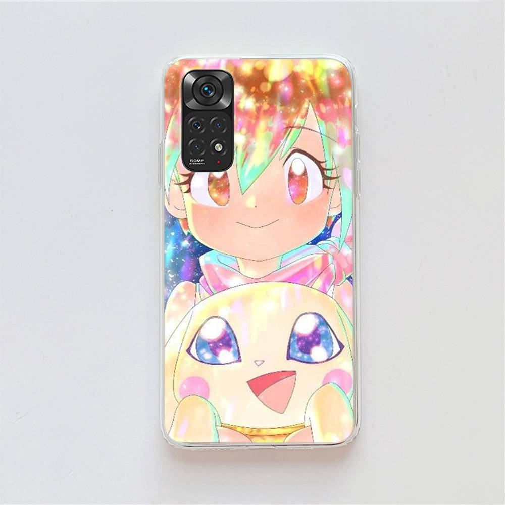 Чехол DT33 Digimon для Samsung A04 A14 A23 A34 A54 M23 M33 M52 M53 Realme 10 9 C30S C35 C55 VIVO Y02S Y21 Y33S Y51 X80 Pro Прозрачный чехол