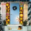 Happy Birthday Door Banner Luau Aloha Tiki 1 Pair 30.48x179.83cm Indoor Outdoor Decor