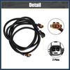 Fog Light Wiring Harness Kit 56045501AC for Dodge Ram 1500 2500 3500 4500 5500 Truck 2002-2010 Left Right Side Black ABS Stylish Design