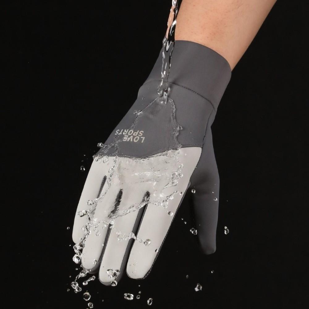 Waterproof Winter Gloves Touchable Screen Driving Mittens New Full Finger Gloves Men