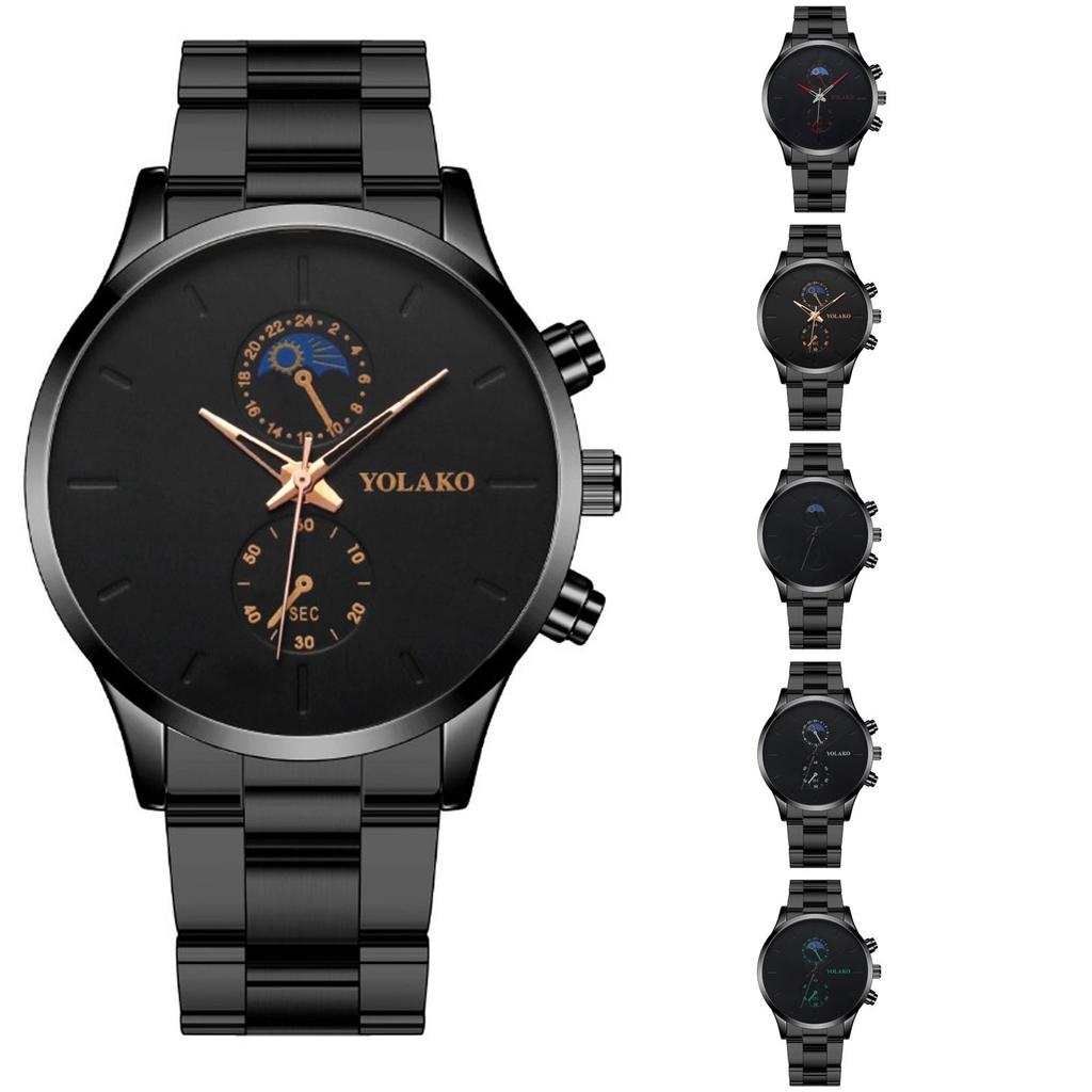 Men's Waterproof Luminous Running Alarm Clock Watch