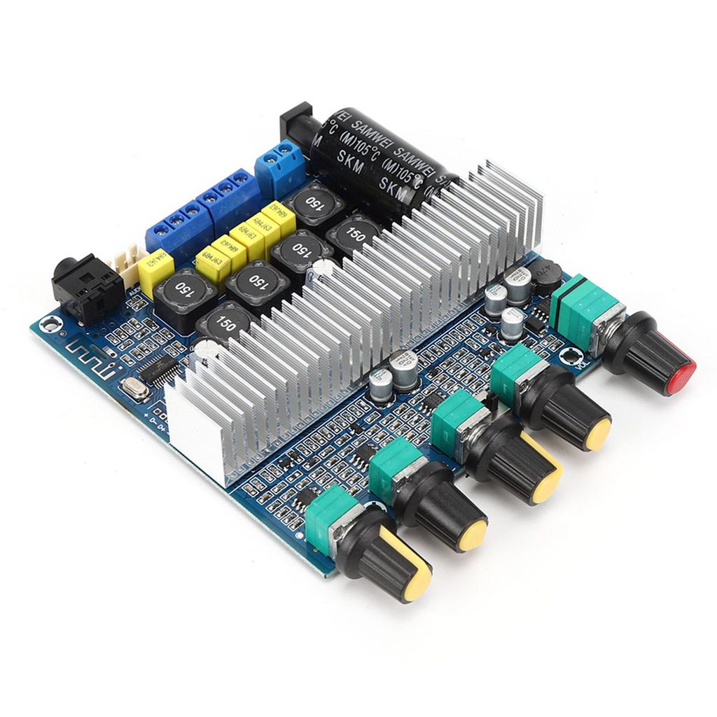 2.1 Плата сабвуфера, модуль цифрового усилителя высокой мощности, готовая плата Fever 12-24 В, 100 Вт + 50 Вт + 50 Вт