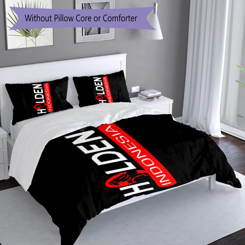Electric Energy Holden Logo Bedding Set,Breathable Duvet Cover with Pillowcases,Soft Bed Linen for Bedroom Home Decoration,Perfect Festival Birth