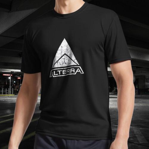 ALTERRA white logo Active T-Shirt Funny Size Mode American T-Shirt