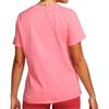 Nike Футболка с логотипом Swoosh Solid Logo Print, повседневная, для бега, дышащая, спортивная, с круглым вырезом и коротким рукавом, женская, персикового цвета DJ0931-668