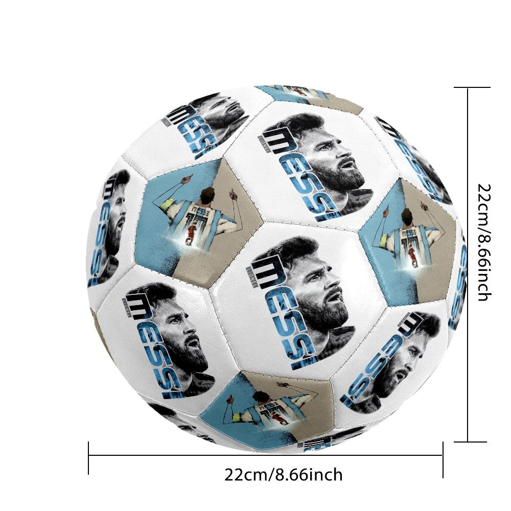1pc Messi Size 5 Soccer Football Machine Sewn Outdoor Training and Matches Surprise Collection Gift Distinctive Home Decor And Party Gift