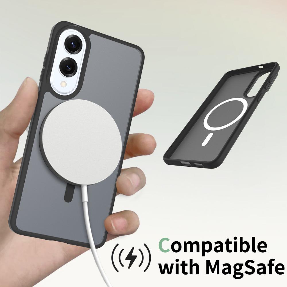Тонкий чехол MagSafe для Samsung Galaxy S25 Edge S24 Plus Ultra A56 A36 A26 A16 5G TPU/PC Silky Smooth Touch Wireless Charge Противоударный чехол