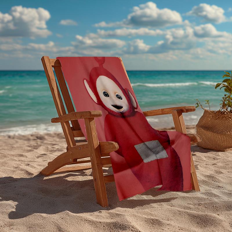 Teletubbies Fashion Beach Towel: Ideal for Summer Adventures Soft, absorbent and quick drying suitable for swimming and bathing