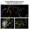 2Rolls Bicycle Cycling Reflective Stickers Security Wheel Decal Stripe Tape (Yellow)