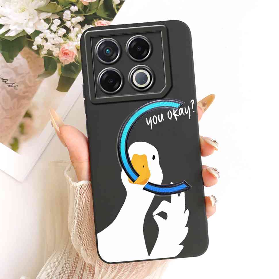 Для Infinix GT 20 GT20 Pro Чехол Счастливым Милым Котом Кроликом Мультяшный Узор Задняя Крышка Для Infinix GT 20Pro X6871 Чехол для Телефона Coque