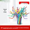 Детские цветные пластиковые соломинки пищевого качества - Длинные, в пакетиках, одноразовые, сменные