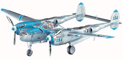 Hasegawa Армия США Молния Вирджиния Мари Пластиковый Модельный Набор JT1 1/48 P-38J