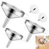 Stainless Steel Canning Detachable Kitchen Tools Oil Funnel Liquid Filter Kitchen Gadget