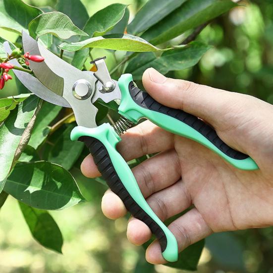Garden Pruning Shears Stainless Steel Gardening Shears Tree Branch Cutter Snips Sharp Scissors for Cutting Flower Hedge Stem
