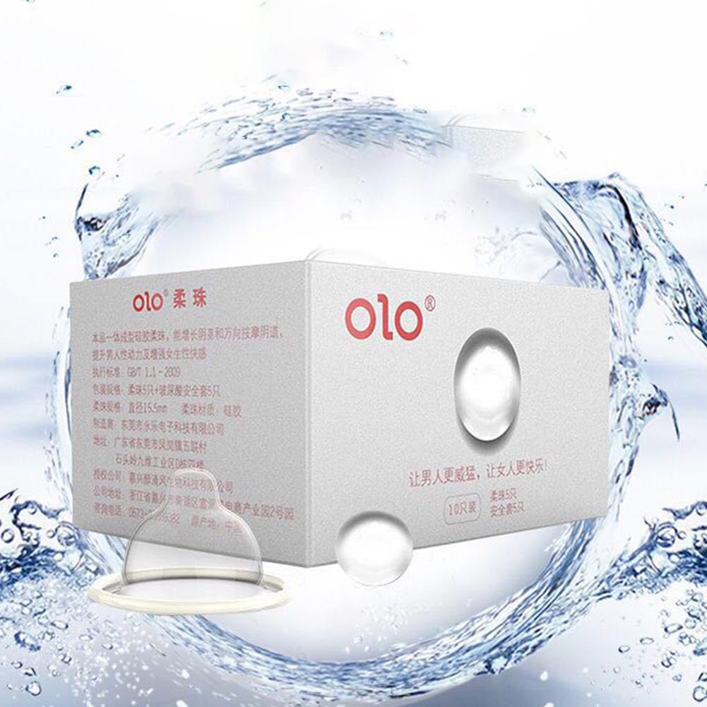 Презервативы, 10 шт./компл., ультратонкие презервативы с гиалуроновой кислотой, мягкие бусины для стимуляции точки G