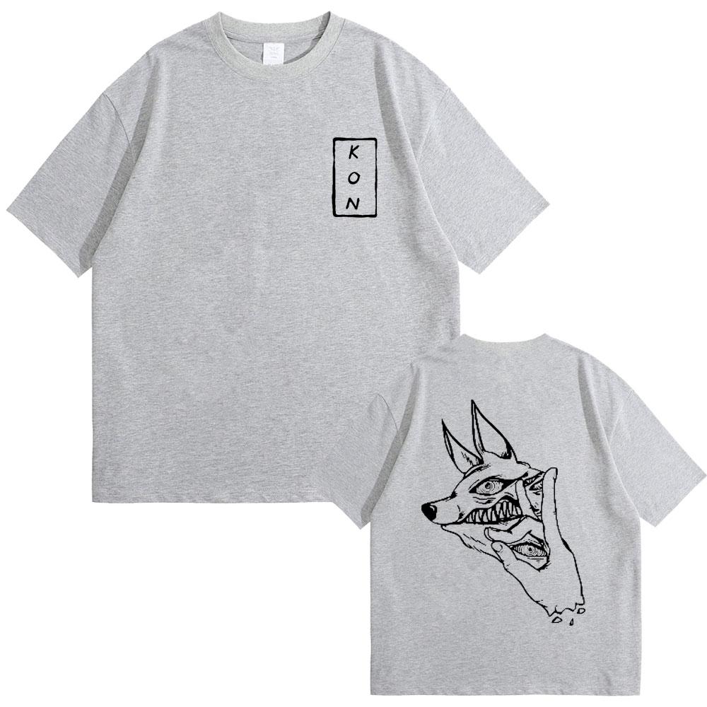 Anime Chainsaw Man Hayakawa Aki Summon Fox Devil Kon Graphic T Shirt Men Manga Vintage Tshirt Unisex Cozy 100 Cotton Tshirts
