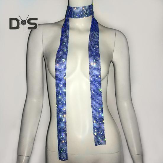 Women Long Scarf Shiny Sequins Comfortable Long-wear Scarf Sequin Embellished Decorative Scarf Daily Party Wear