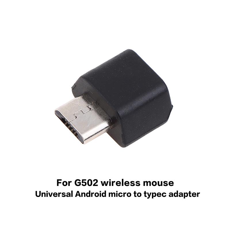 USB Micro на Type-C Адаптер для беспроводной мыши G502/Master - Универсальная сменная головка Ремонтные детали для Android