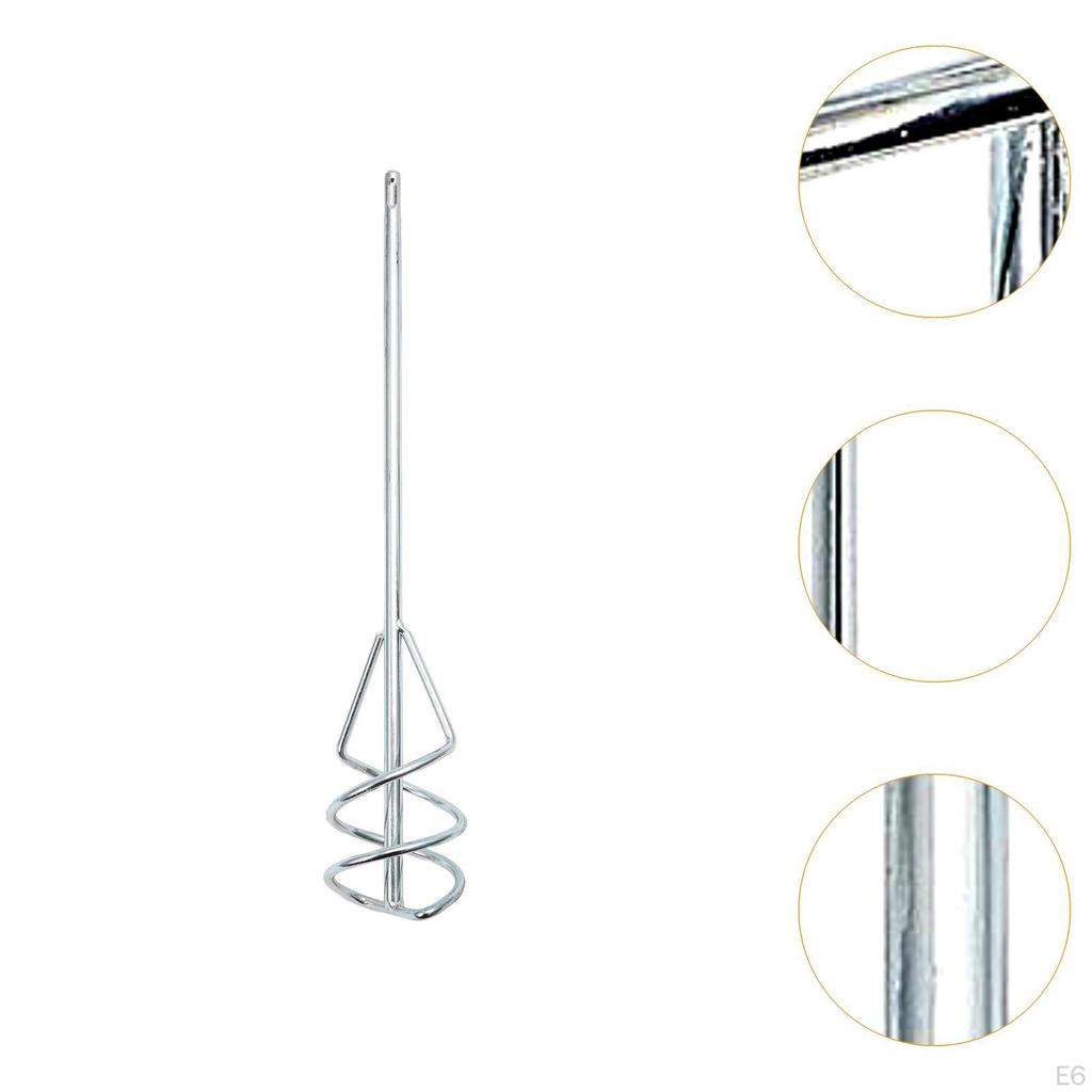 Color Mixing Paddles, Bucket, Mortar , Rust-resistant Cement Mixer Tool, Spiral Rod for DIY