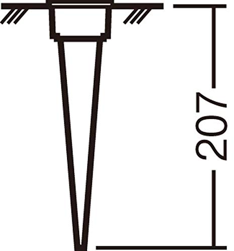 Panasonic Spotlight LGW40260LE1 80 Type Diffusion Off Black (Stick Type)