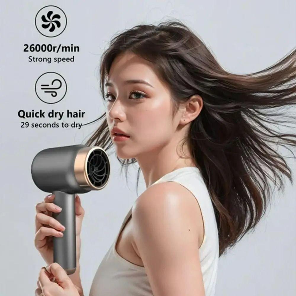 Wireless USB Hair Dryer Hot And Cold Salon Tool Creative Blow Dryer  Home & Travel