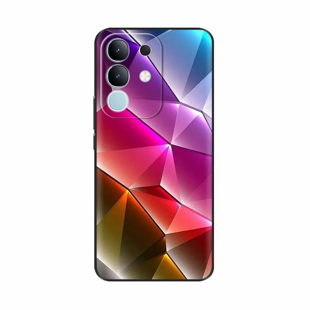 Чехол для телефона Vivo Y29 4G Чехол Мягкий Силикон ТПУ Защитная Задняя Крышка Для Vivo Y300t 5G Чехол для Vivo T4X 5G Ободок Бампер Сумки