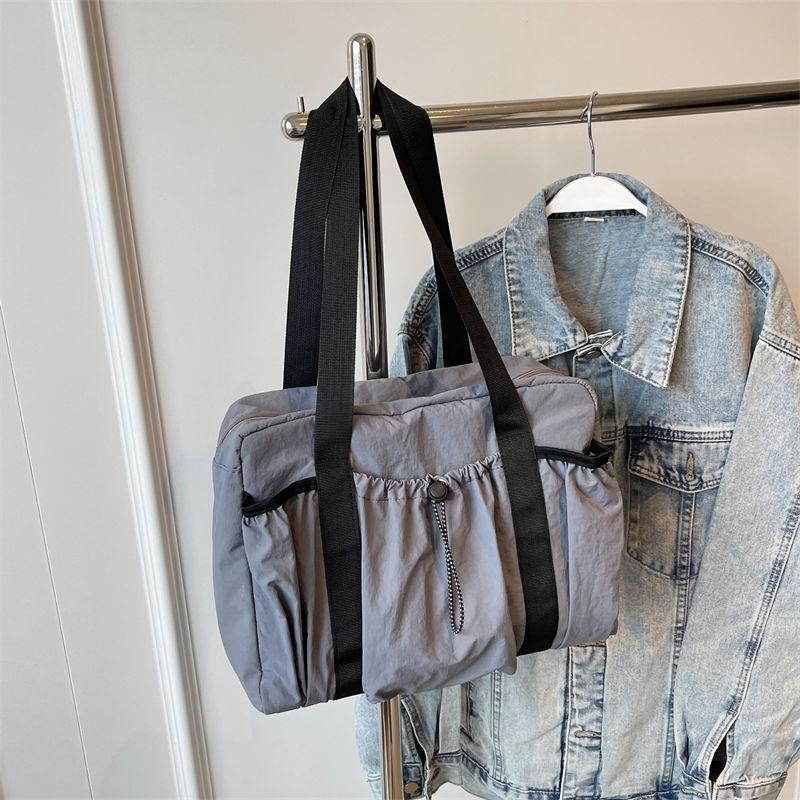 New Korean Version of Large-capacity Travel Bag Simple Casual Shoulder Handbag Trendy Cool Going Out Commuter Backpack Women