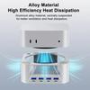 Мини-док-станция для компьютера Mac Mini M4 2024 года, USB-хаб, настольная подставка, USB-хаб для Mac Mini M4 Pro, аксессуары для ПК