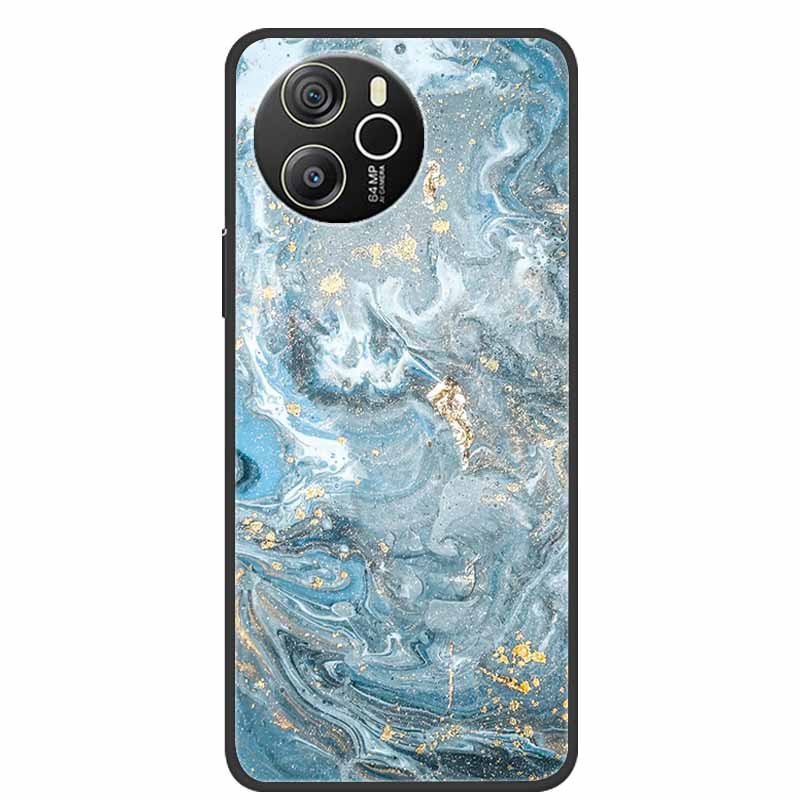 Чехол для Blackview Shark 8, мягкий силиконовый задний чехол из ТПУ для телефона Blackview Shark8, мраморная окраска, цветной бампер, новый чехол Capa