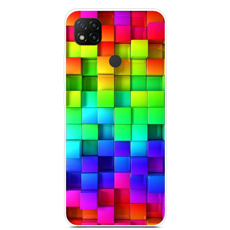 Милый чехол с изображением ромашки для Xiaomi Redmi 9C, тонкий чехол из ТПУ для Xiaomi Redmi 9C 9 C, NFC Funda PocoC3, мягкий бампер