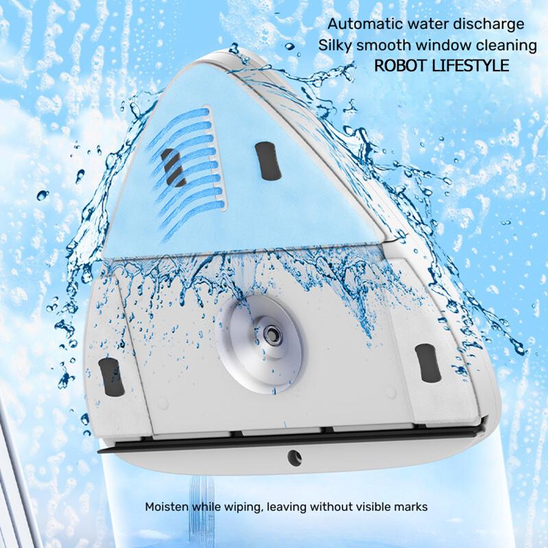 Магнитный очиститель окон, двойное стекло, вода, защита от защемления, автоматический выпуск воды, стеклоочиститель, регулируемый сверхсильный магнит 3 мм-35 мм