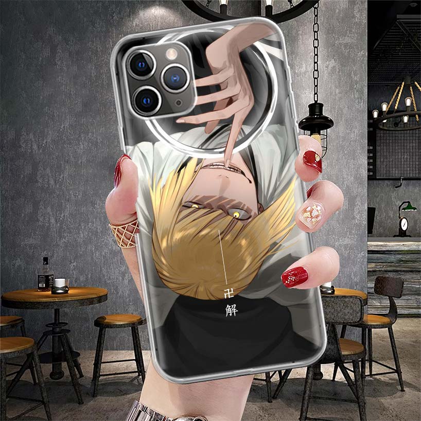 Bleach Синдзи Хирако Мягкий чехол для телефона для IPhone 11 17 Air 16E 16 Pro Max 15 + 14 Plus 13 Mini 12 Apple 7 SE 8 Fundas Coque 11 17