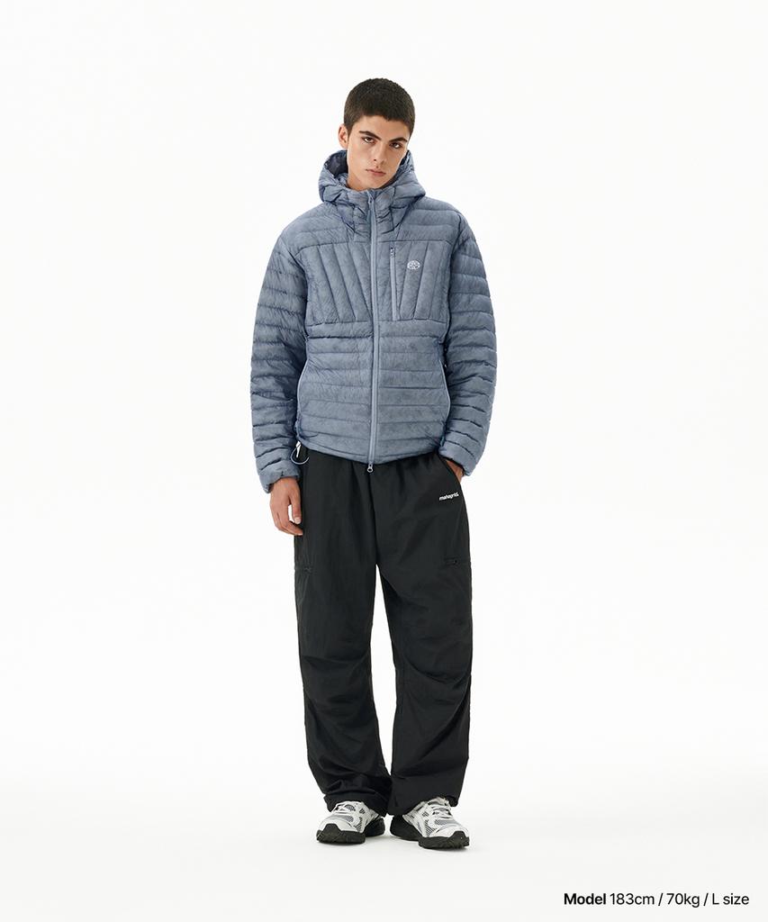 Mahagrid Light Hooded Down Puffer Blue(Mg2Fwmb903A)