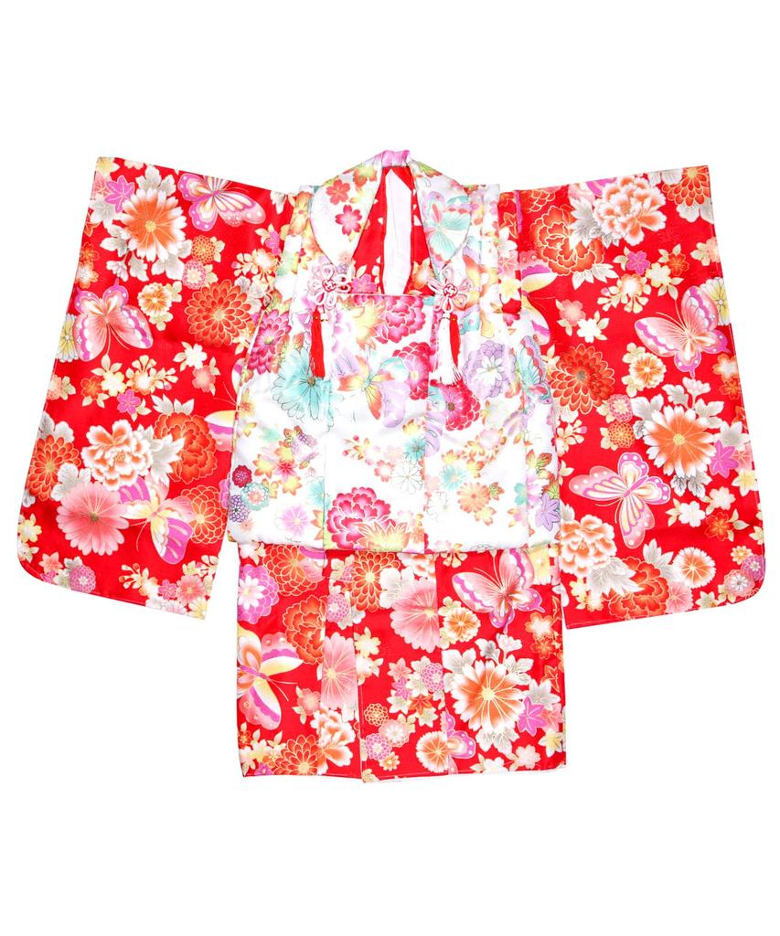 Кимоно 3 года Полный комплект для девочек Великолепные девушки D [KYOETSU] Сити-Го-Сан ((01)Д2-С2)