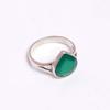 Green Onyx 925 Sterling Silver Ring, Pear Gemstone Handmade Women Boho Ring