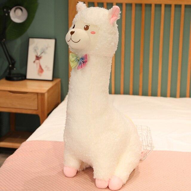 Прекрасная плюшевая игрушка Альпака, японская Альпака, мягкая, милая овца, лама, животные, куклы, подушка для сна, домашний декор для кровати, подарок