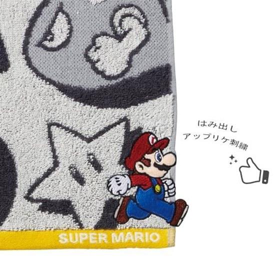 Marushin Mini Towel Nintendo Mario Adventure World Handkerchief 100 Cotton Character Antibacterial Odor Resistant Gift Birthday