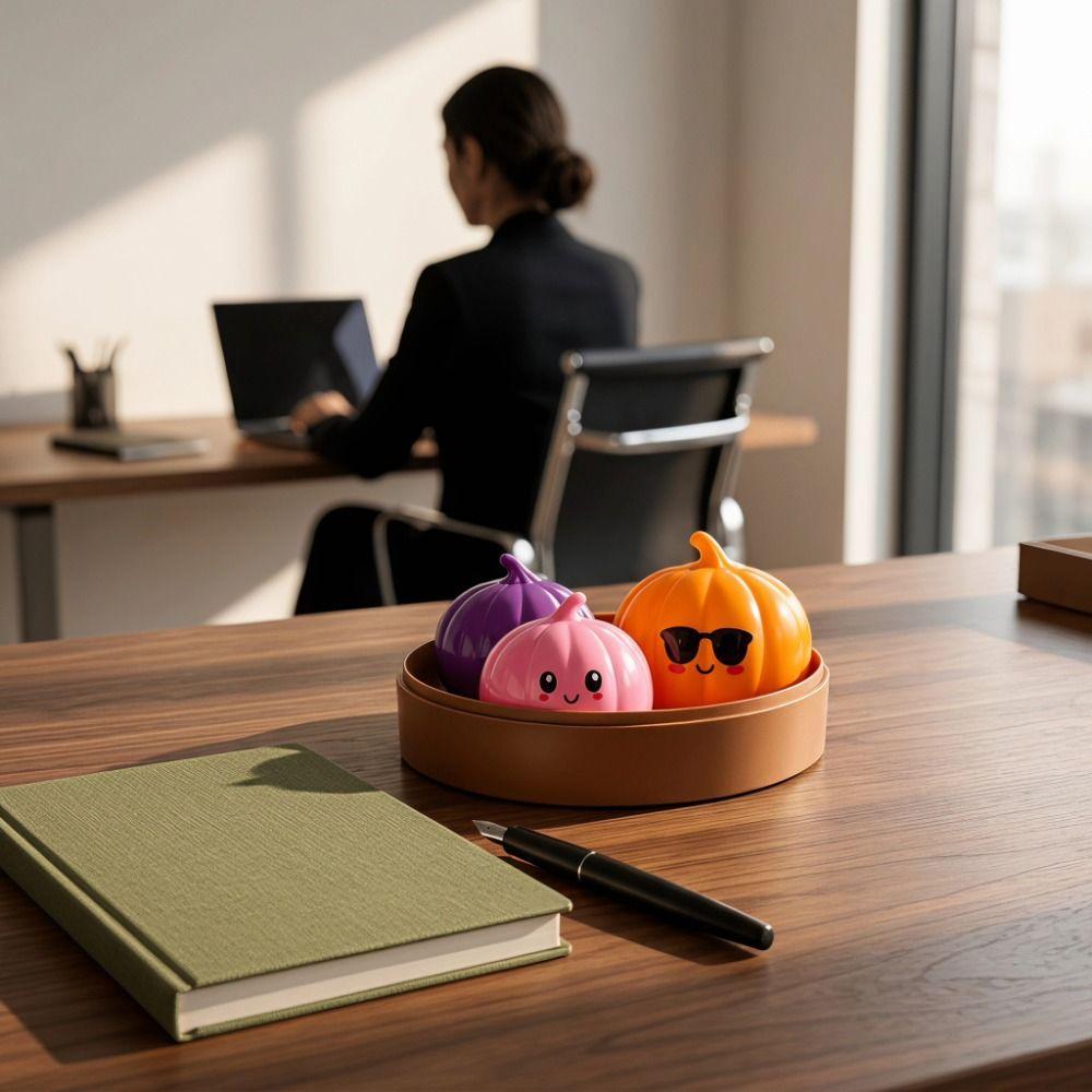 Slow Resilience Dumpling Squishes Toy With Steamer Bun Sensory Balls Home Decoration