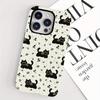 Милый чехол для телефона 2-в-1 с рисунком кошки, подходит для iPhone 17 16 15 14 13 12 11 Pro/Max/Plus, противоударная задняя крышка